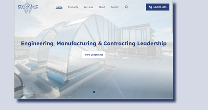 Dynamic Sound website with copy and search engine optimization written content by Kreski Marketing