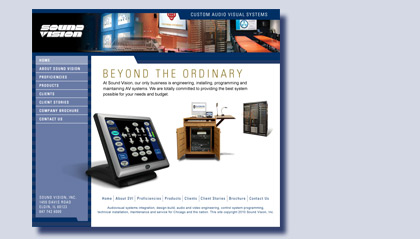 Sound Vision website