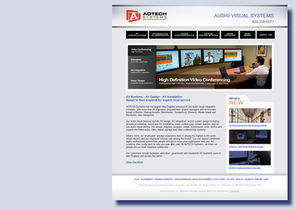 Adtech Systems website by Kreski Marketing Consultants